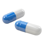 vecteezy blue and white pills isolated on transparent background 52330650